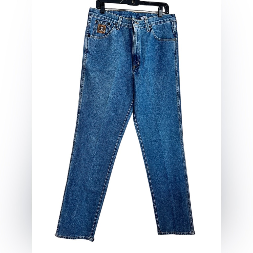 Cinch Up Gold Label Mens Size 35X36 Cowboy Western Rodeo Blue Denim Jeans